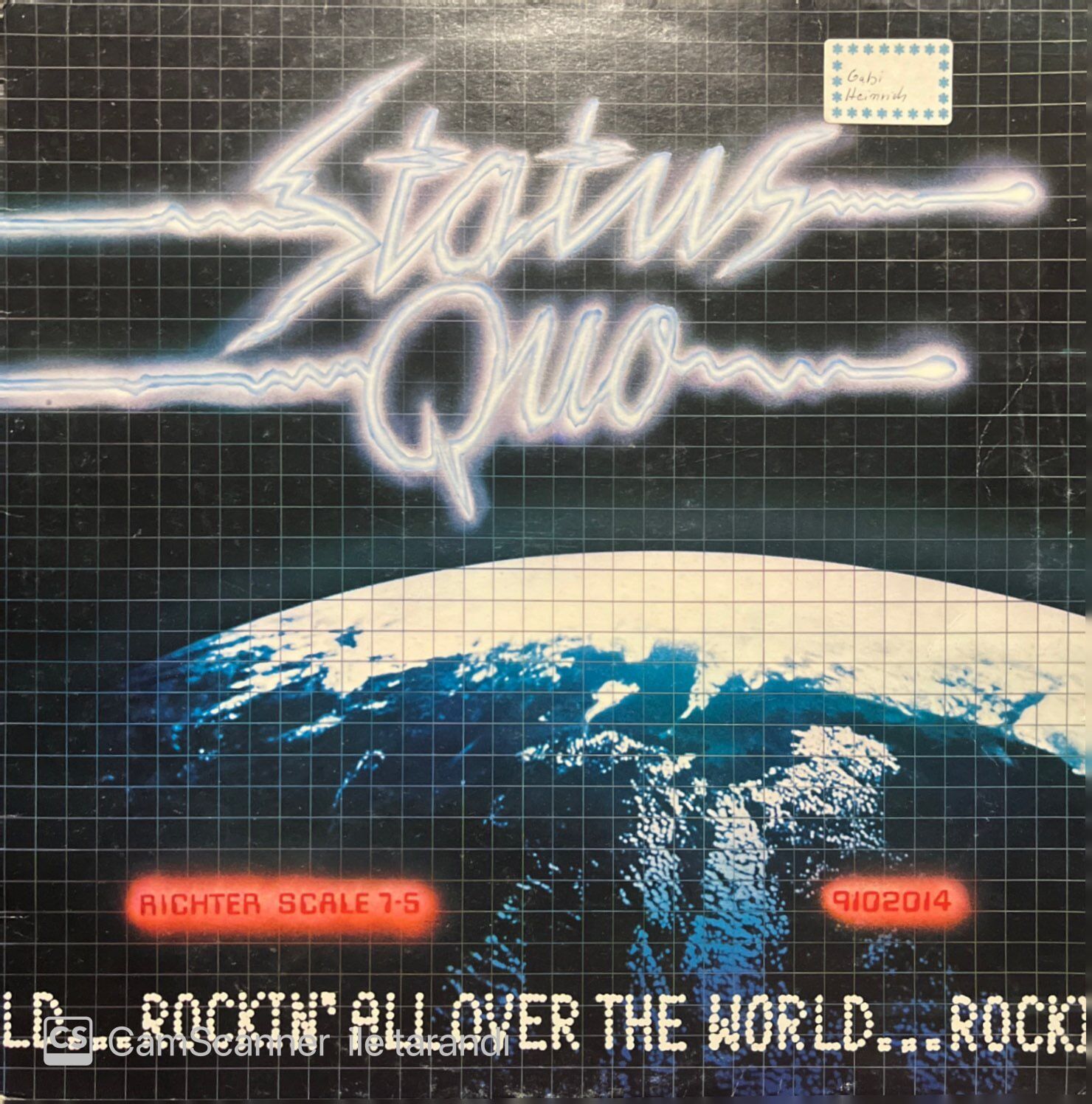 Status Quo Rockin All Over The World LP Plak