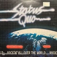 Status Quo Rockin All Over The World LP Plak