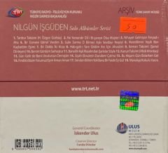 TRT Arşiv Serisi 104 Nilgün İşgüden Solo Albümler Serisi CD