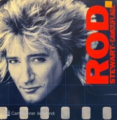 Rod Stewart Camouflage LP Plak