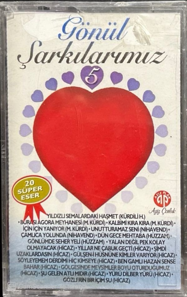 Gönül Şarkılarımız 5 Açılmamış Jelatininde Kaset