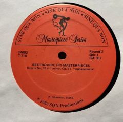 Beethoven His Masters 4 LP Box Set Plak