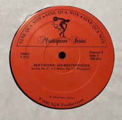 Beethoven His Masters 4 LP Box Set Plak