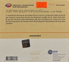 TRT Arşiv Serisi 94 Yurttan Sesler Topluluğu Beraber ve Solo Türküler CD