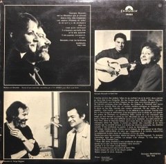 Georges Moustaki Le Meteque LP Plak
