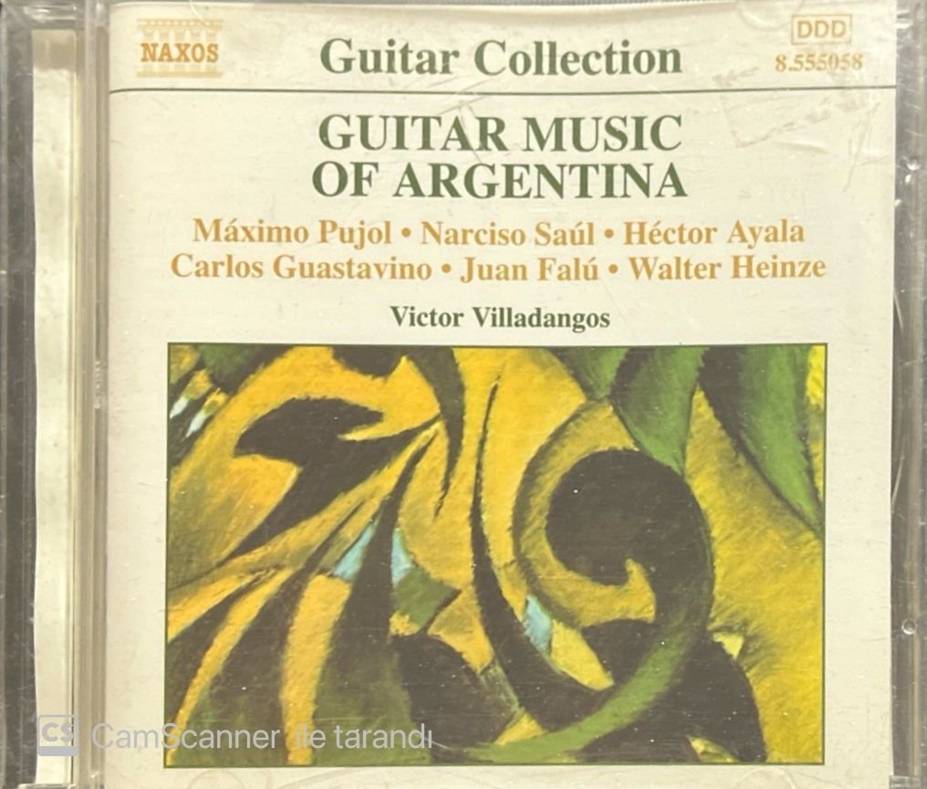 Guitar Music Of Argentina CD