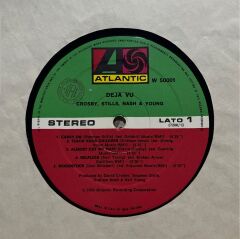 Crosby, Still, Nash, & Young Deja Vu Double LP Plak