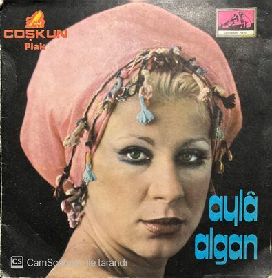 Ayla Algan Dünya Tersine Dönse 45lik plak