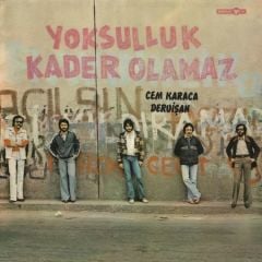 Cem Karaca Dervişan Yoksulluk Kader Olamaz LP Plak