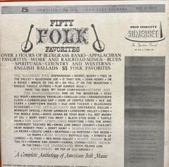Fifty Folk Favorites 5 LP Box Set Plak