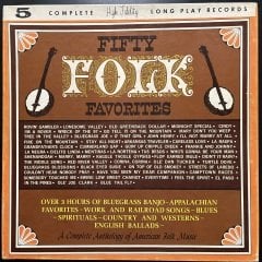 Fifty Folk Favorites 5 LP Box Set Plak
