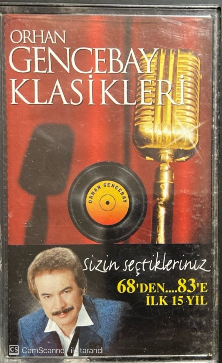 Orhan Gencebay Klasikleri Sizin Seçtikleriniz 68'den 83'e Double Kaset