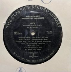 American Folk Singer And Balladeers 4 LP Box Set Plak
