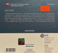 TRT Arşiv Serisi 42 İl İl Türkülerimiz Kayseri CD