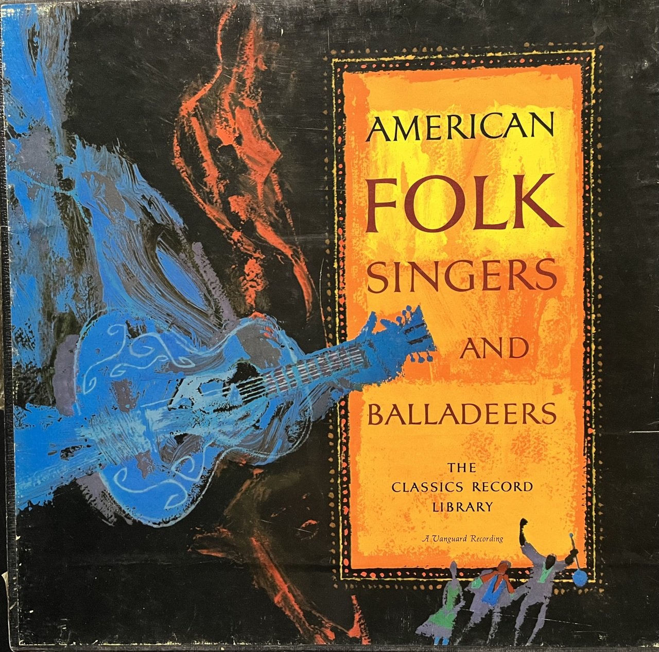 American Folk Singer And Balladeers 4 LP Box Set Plak