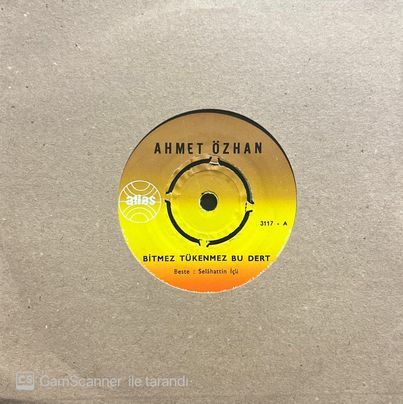 Ahmet Özhan Bitmez Tükenmez Bu Dert 45lik Plak