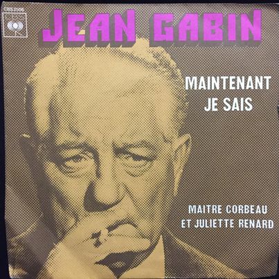 Jean Gabin Maintenant Je Sais 45lik Plak