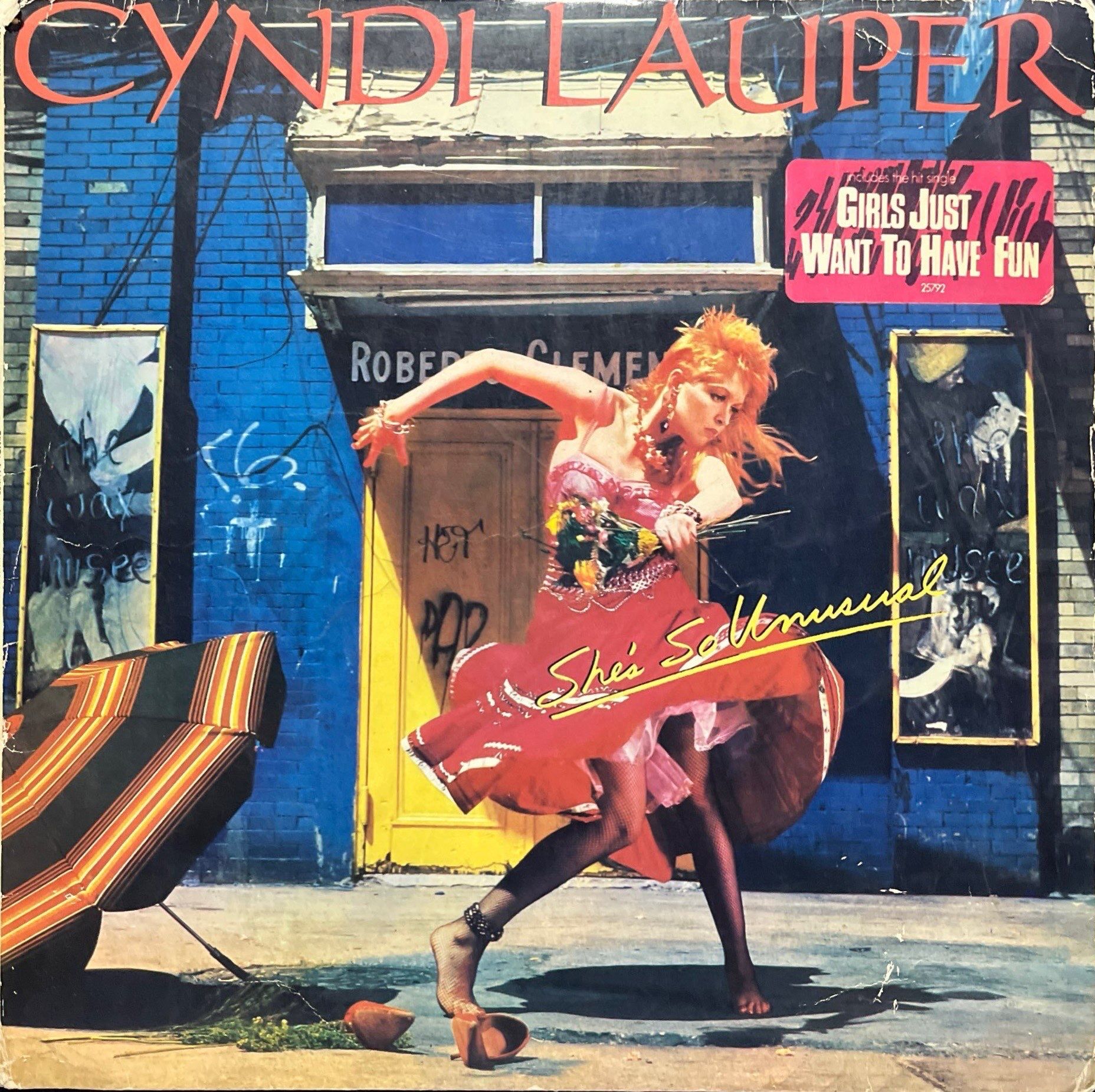 Cyndi Lauper She's So Unusual LP Plak