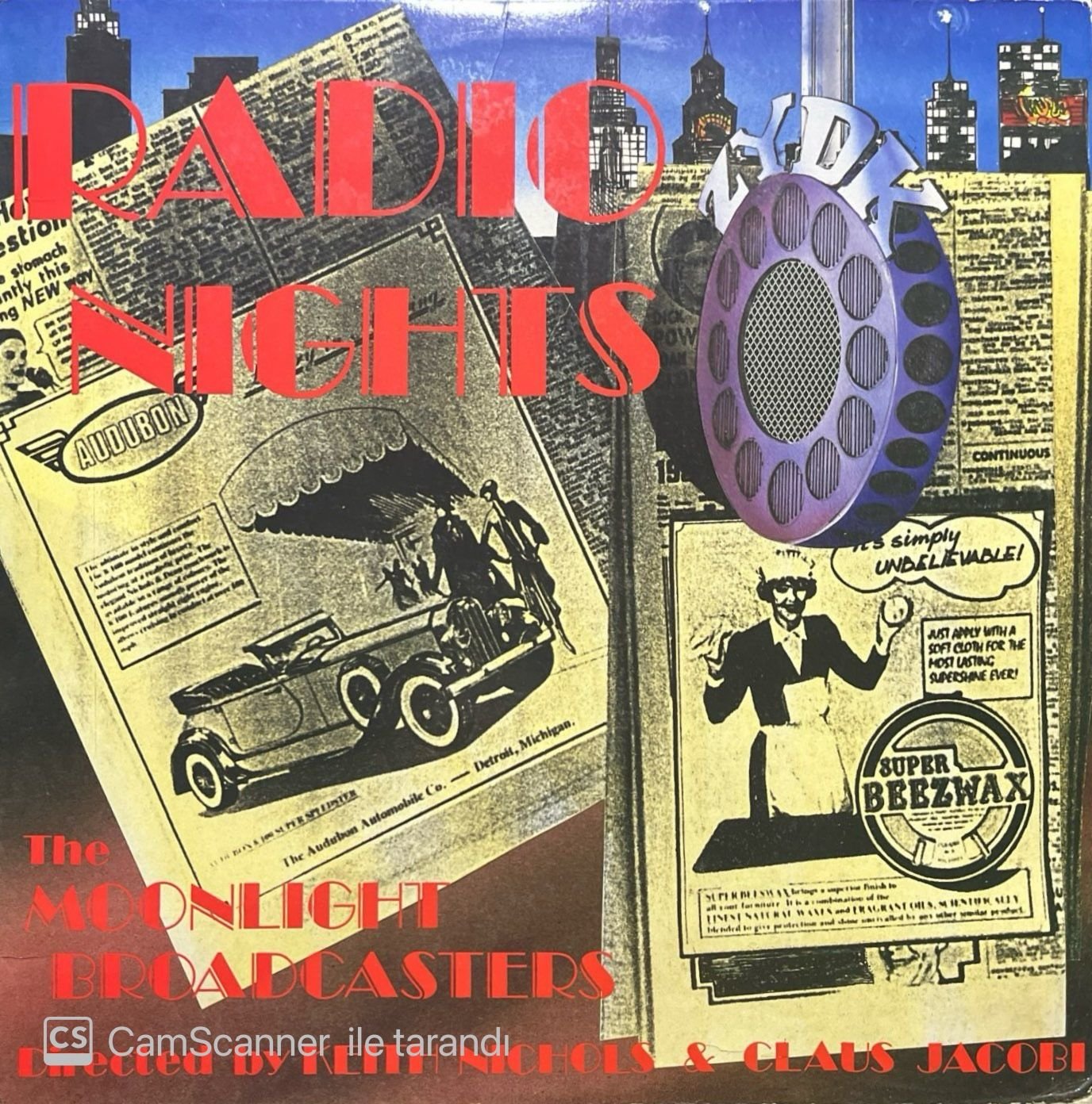 Radio Nights The Moonlight Broadcasters LP Plak