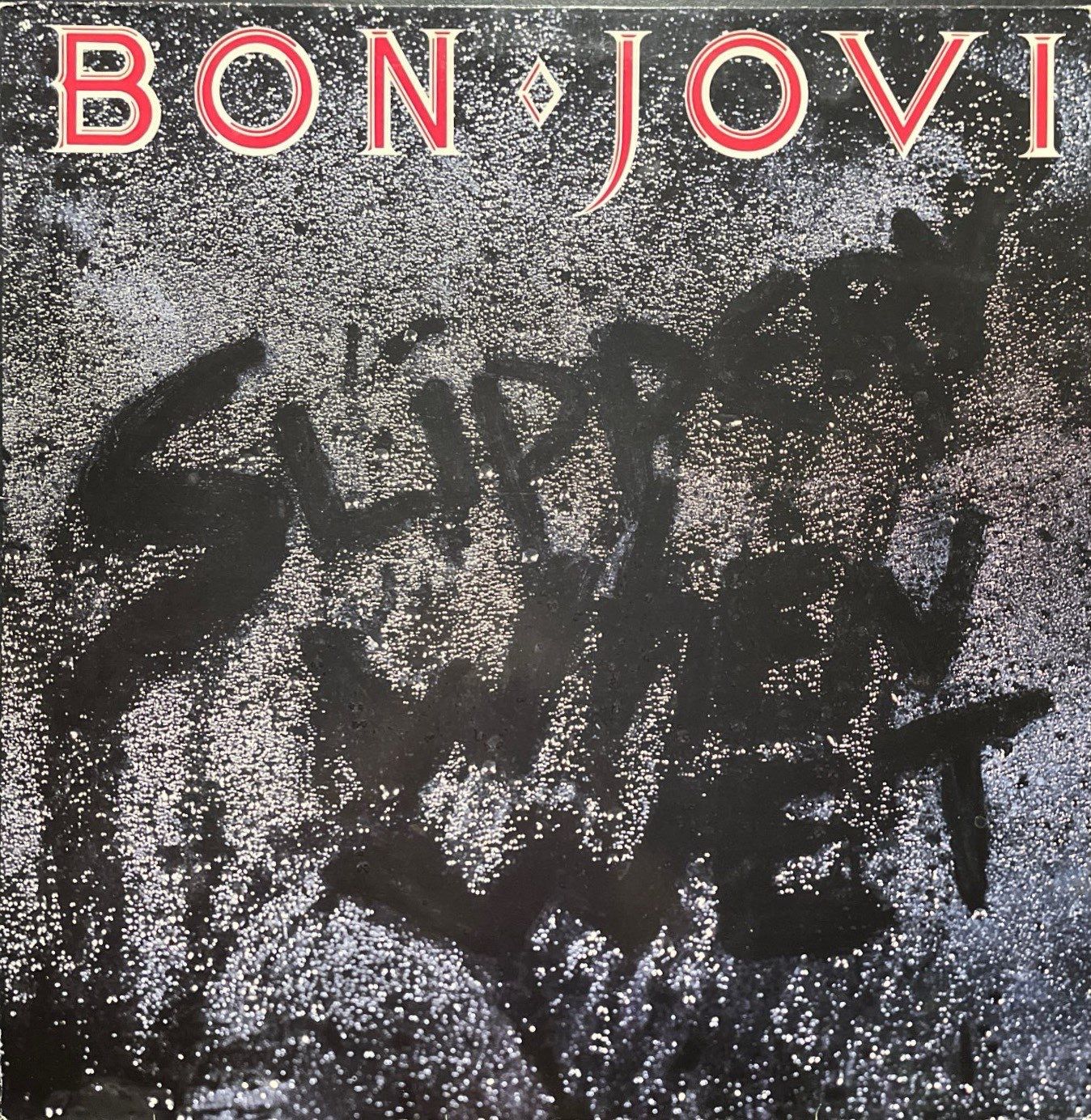 Bon Jovi Slippery When Wet LP Plak