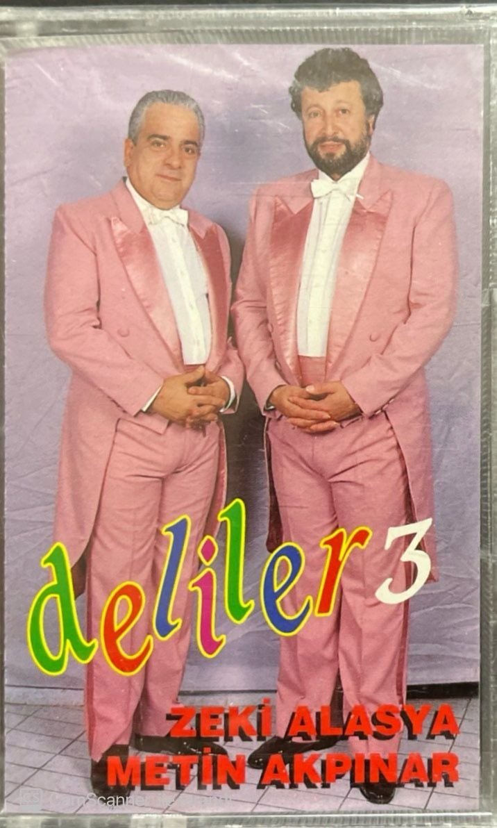 Zeki Alasya Metin Akpınar Deliler 3 Açılmamış Jelatininde Kaset
