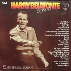 Harry Beafonte Songs Double LP Plak