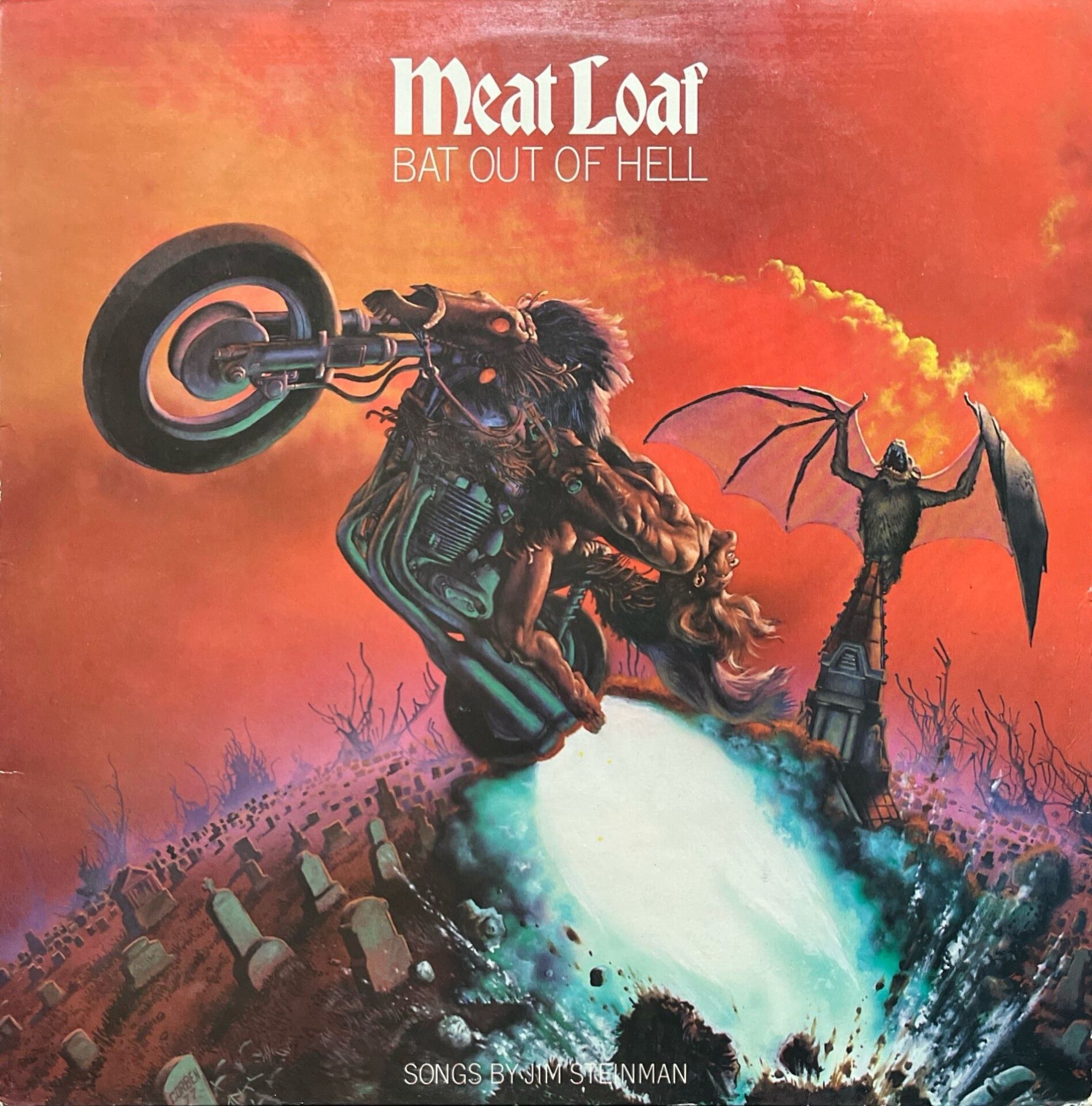 Meat Loaf Bat Out Of Hell LP Plak