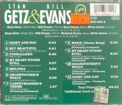 Stan Getz & Bill Evans CD
