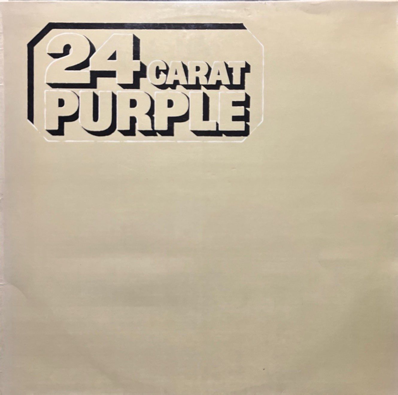 Deep Purple 24 Carat Purple LP Plak