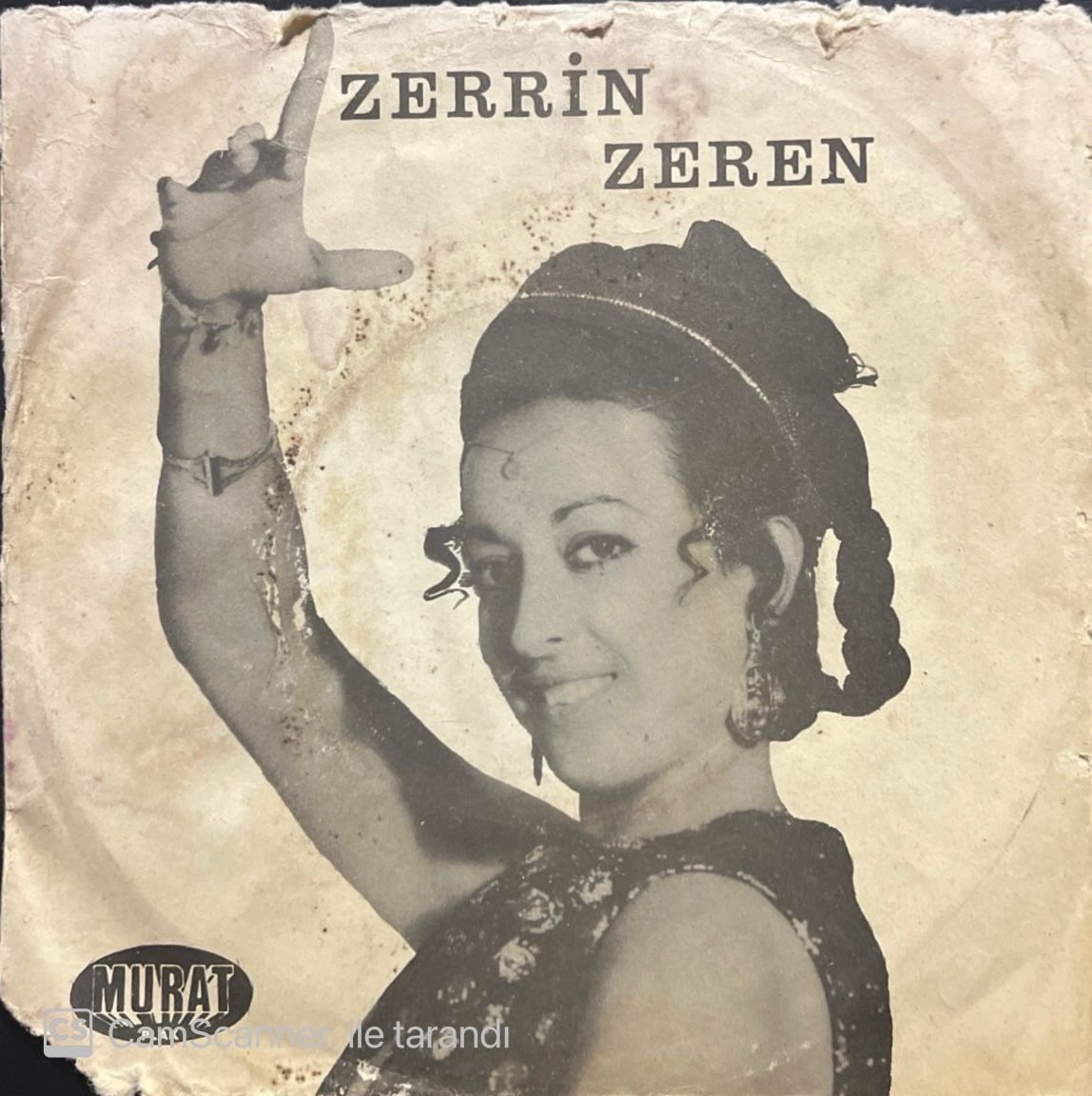 Zerrin Zeren Kupa Dörtlüsü Ork. Boştur Dünya 45lik plak