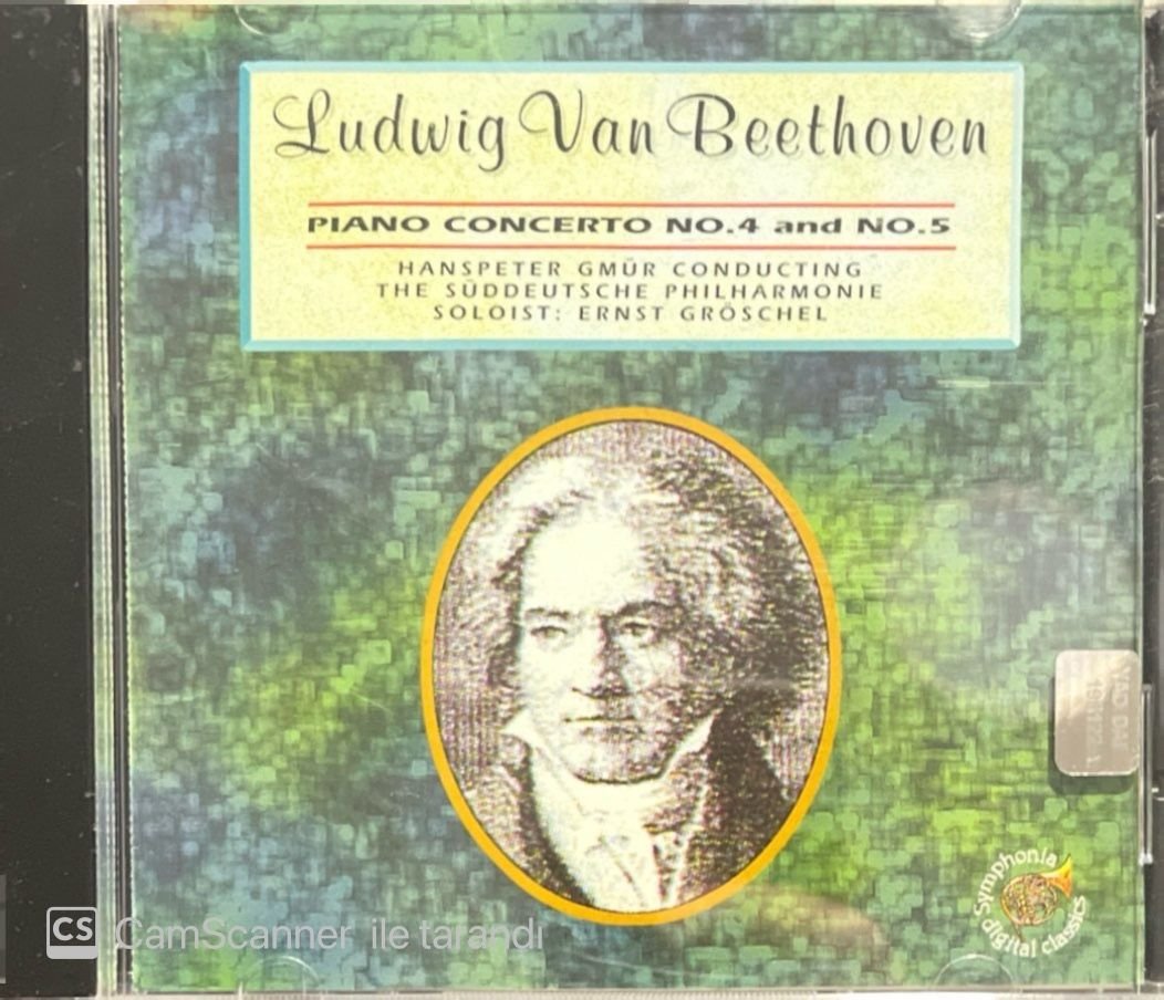 Ludwig Van Beethoven Piano Concerto No.4 And No.5 CD