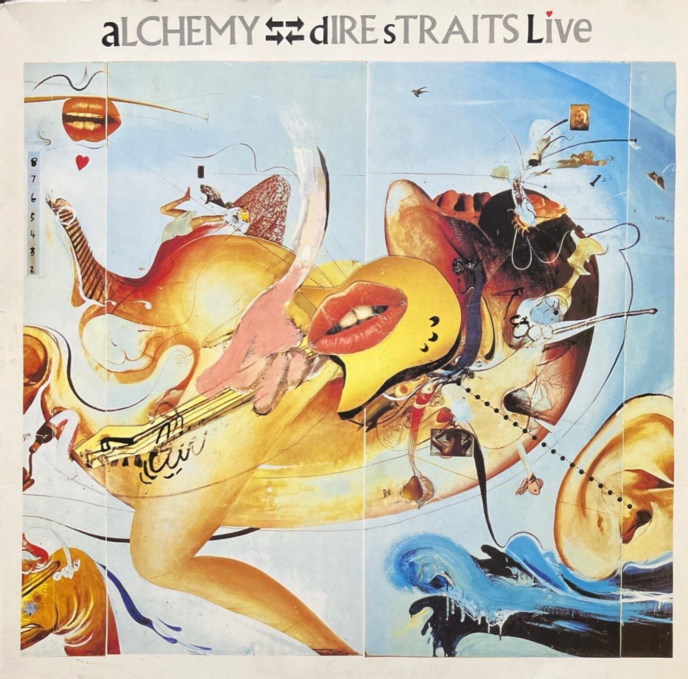 Dire Straits Alchemy Dire Straits Live Double LP Plak