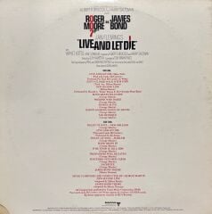 Roger Moore As James Bond 007 Live And Let Die Soundtrack LP Plak