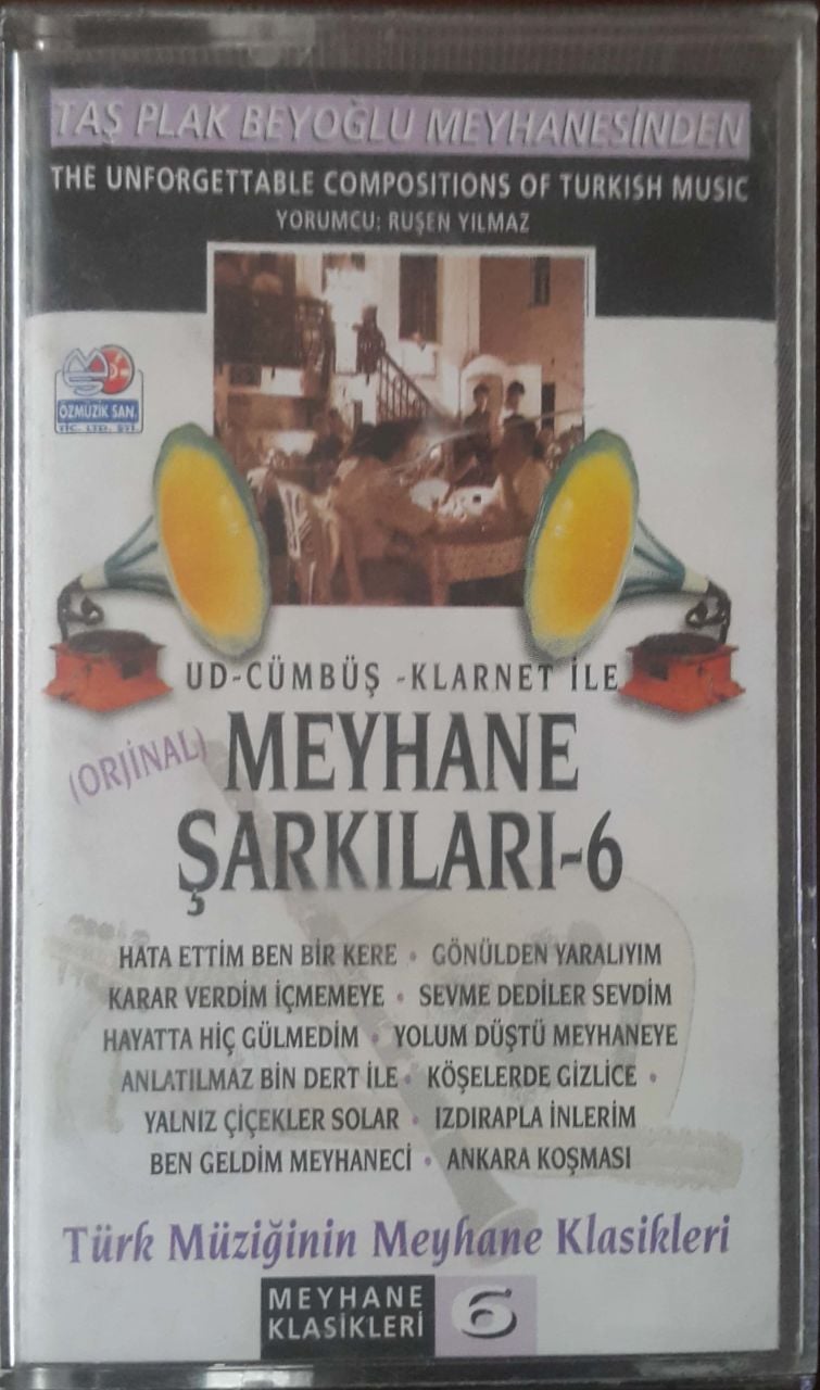 Meyhane Şarkıları 6 Kaset