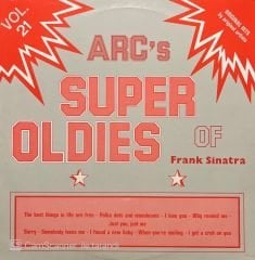 Arc's Super Oldies Of Frank Sinatra LP Plak