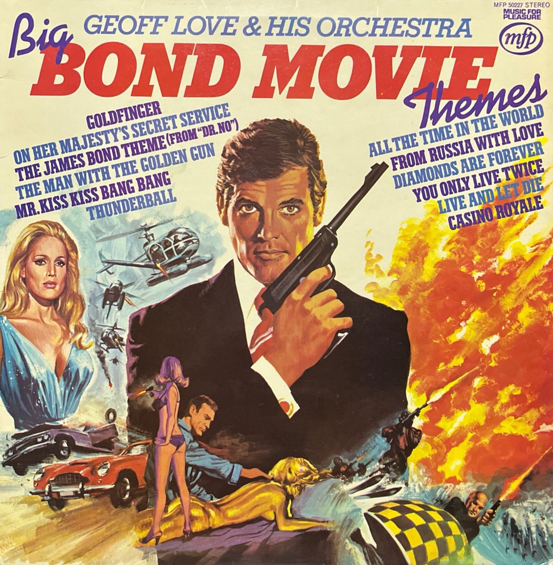 Big Bond Movie Themes Soundtrack LP Plak