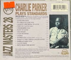 Charlie Parker Plays Standarts Jazz Masters 28 CD