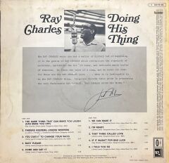 Ray Charles Doing His Thing LP Plak