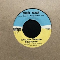 Gönül Yazar Uykusuz Geceler 45lik plak