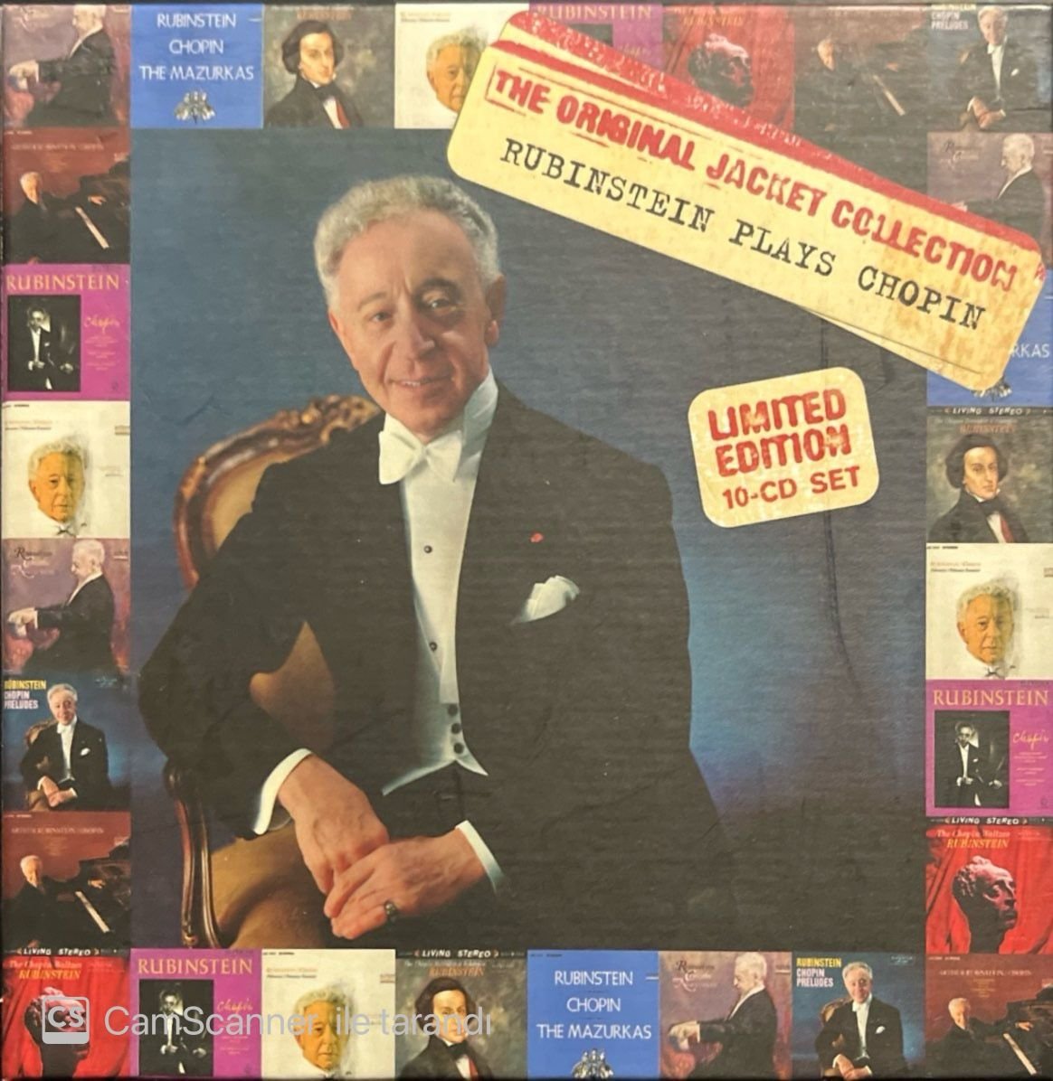 Rubinstein Plays Chopin The Original Jacket Collection Box Set 10 CD