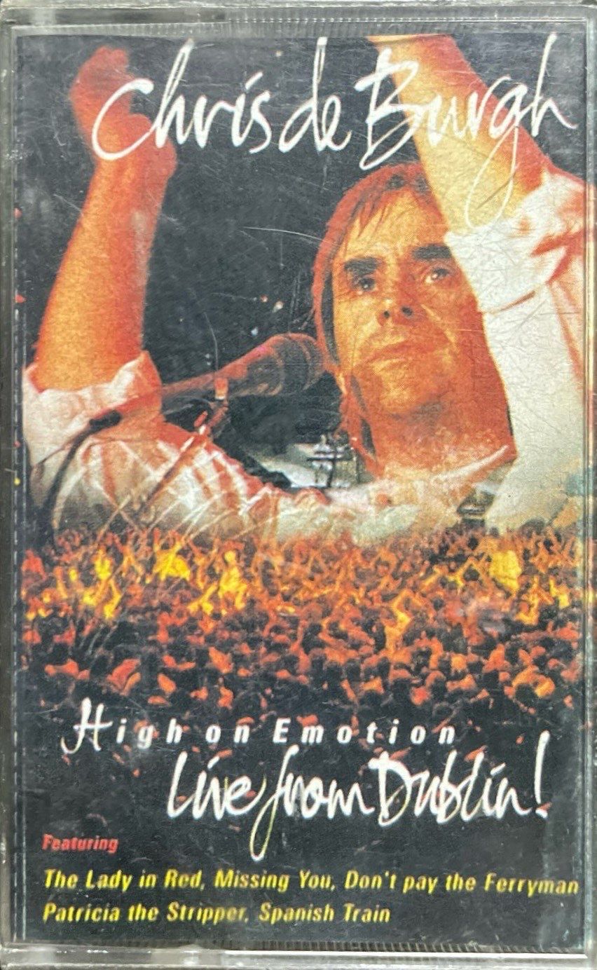 Chris De Burgh High On Emotion Live From Dublin! Kaset