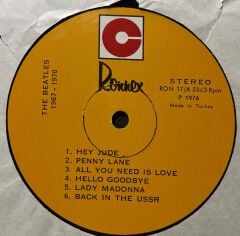The Beatles 1967-1970 Yerli Baskı LP Plak