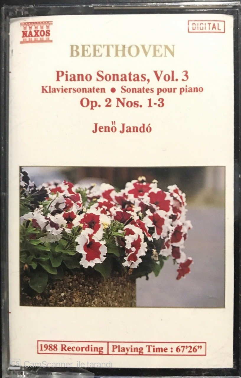 Ludwig van Beethoven Piano sonatas Vol 3 KASET