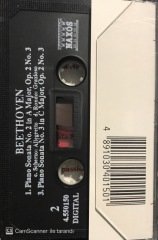 Ludwig van Beethoven Piano sonatas Vol 3 KASET