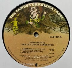Van Der Graaf Generator Pawn Hearts LP Plak