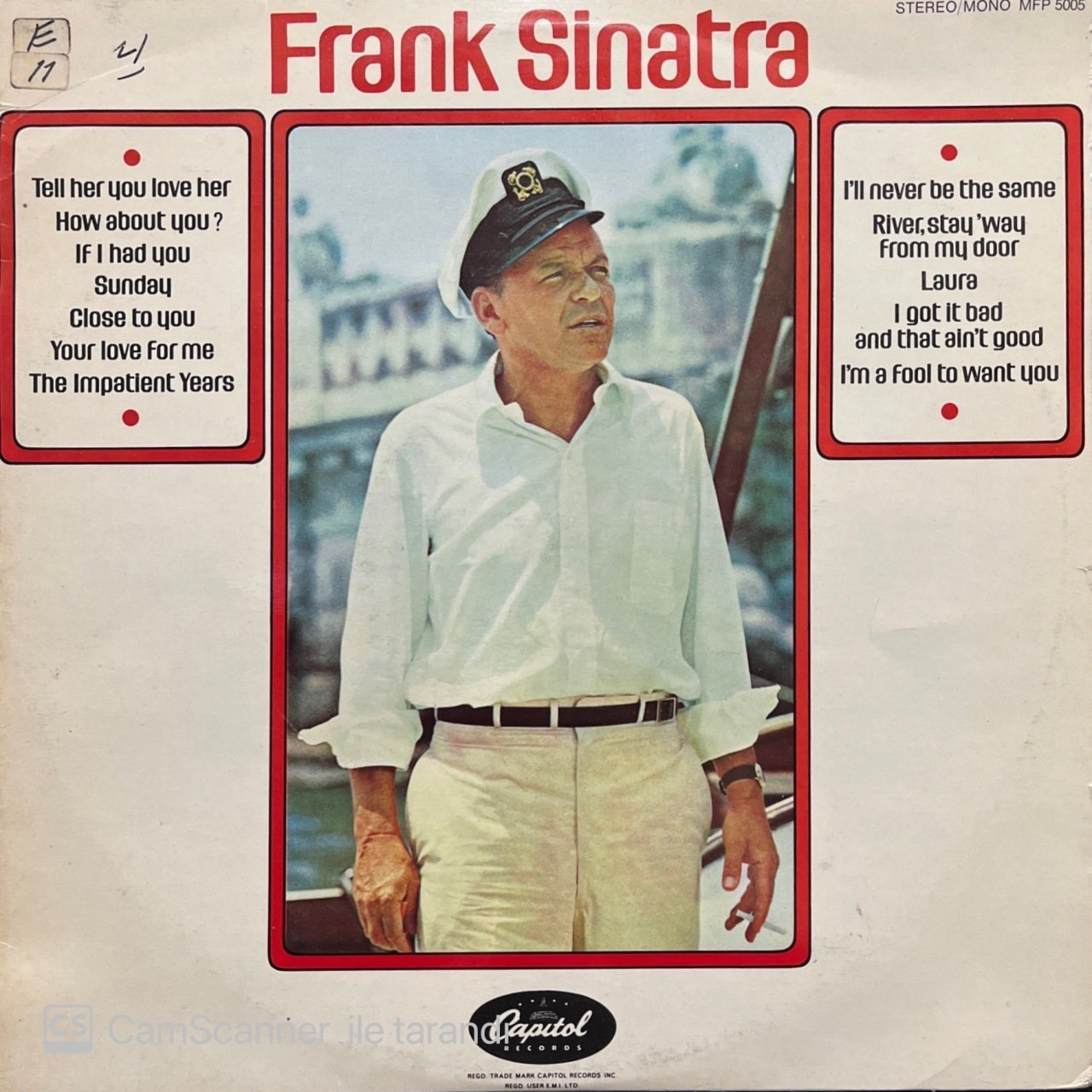 Frank Sinatra Sunday And Everyday With LP Plak