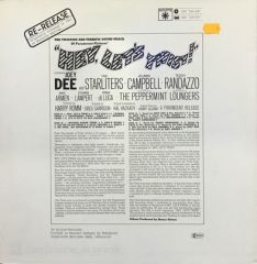 Joey Dee Hey Let's Twist Sound Track LP Plak