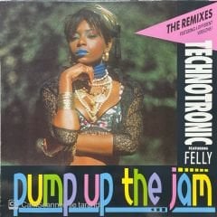 Technotronic Pump Up The Jam Maxi Single LP Plak