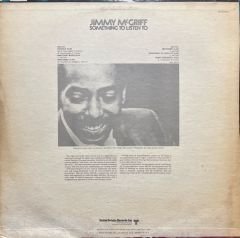 Jimmy McGriff Something To Listen To LP Plak