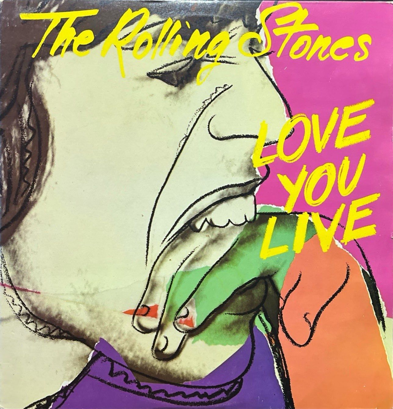 The Rolling Stones Love You Live Double LP Plak